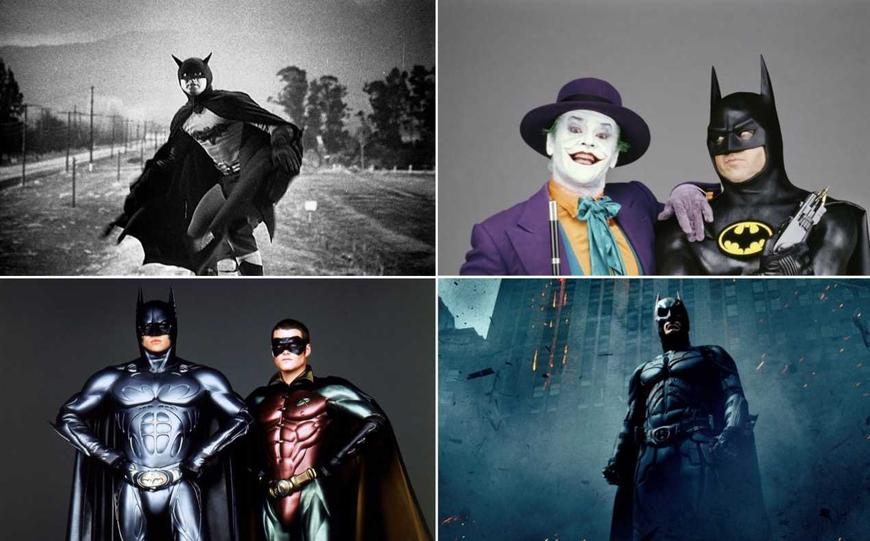 Batman список. Эволюция Бэтмена. Части Бэтмена. Эволюция костюма Бэтмена. Эволюция Бэтмена в фильмах.