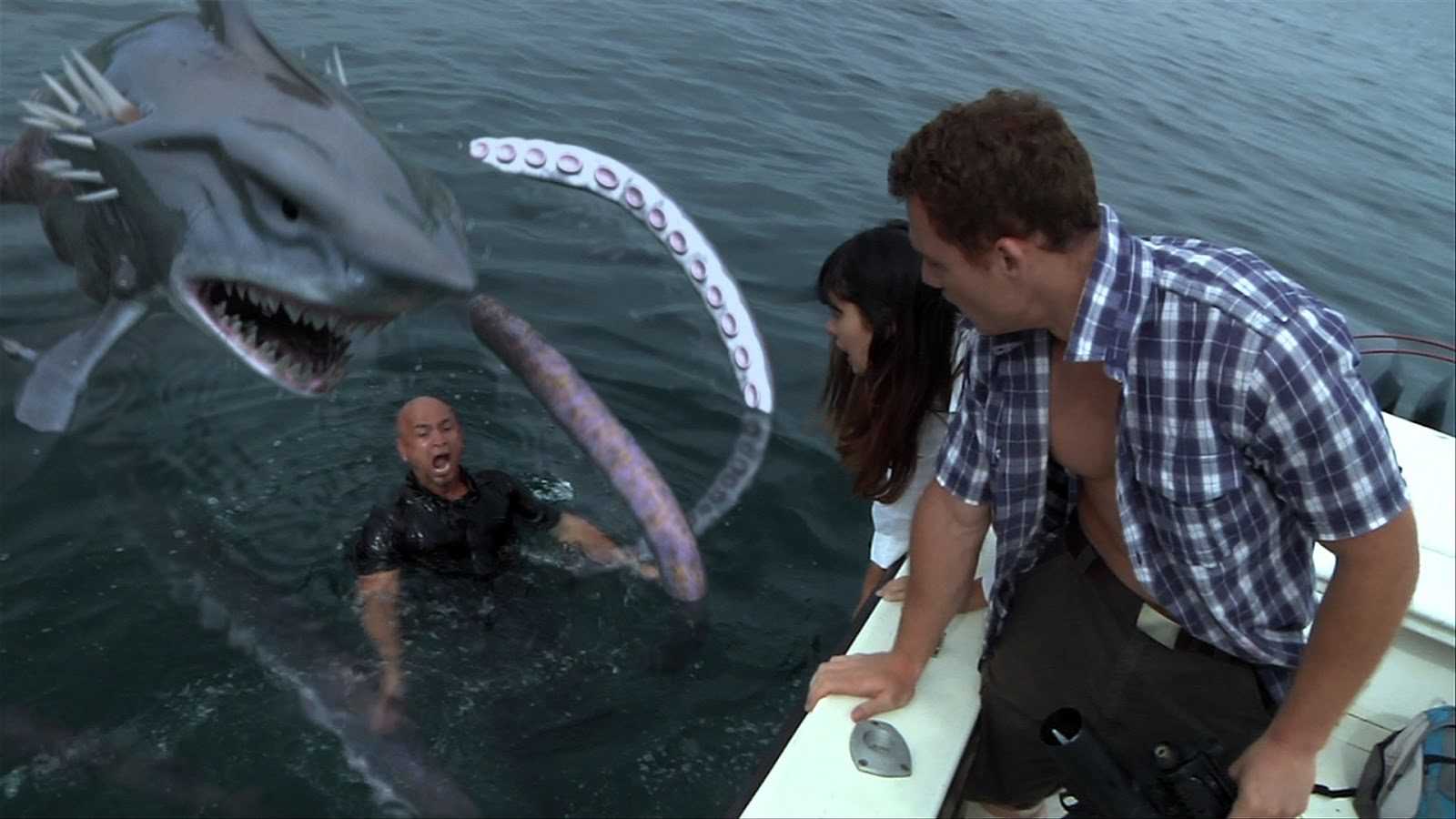 Кто скрывается под маской акулы в 5. Акулосьминог Керем. Акулосьминог Керем Бурсин. Акулосьминог Sharktopus, 2010.